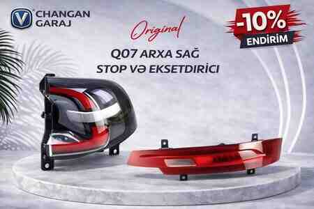 Changan Q07 stop və əksetdirici işıqları Changan Q07 stop və əksetdirici işıqları