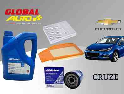 Chevrolet Cruze yağ və filter dəsti Chevrolet Cruze yağ və filter dəsti
