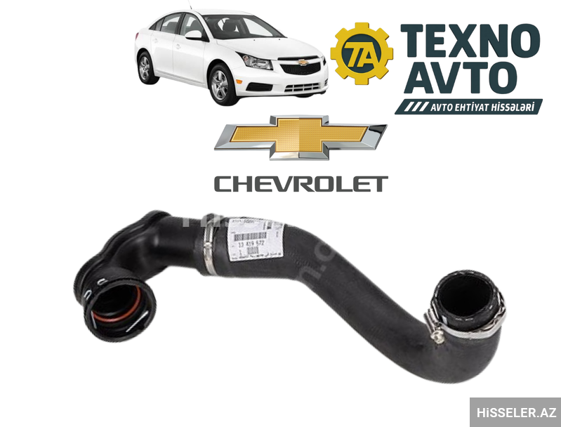 Chevrolet Cruze 2009-2015 1.4 - İnterkuller Borusu Chevrolet Cruze 2009-2015 1.4 - İnterkuller Borusu