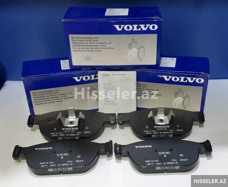 Volvo Əyləc Bəndi (brake Pad /Nakladka) –Orijinal vı Firma Volvo Əyləc Bəndi (brake Pad /Nakladka) –Orijinal vı Firma