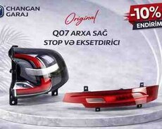 Changan Q07 stop və əksetdirici işıqları