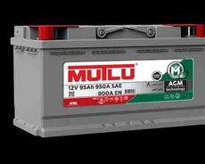 Akkumulyator Mutlu 12v 95ah AGM